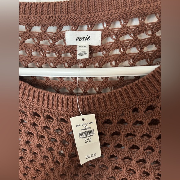 Aerie Crochet Vacay Sweater - Picture 2 of 2